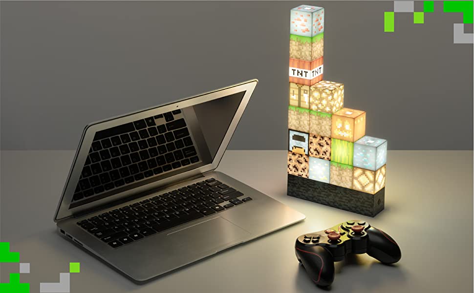 Lampe ensemble de blocs MINECRAFT