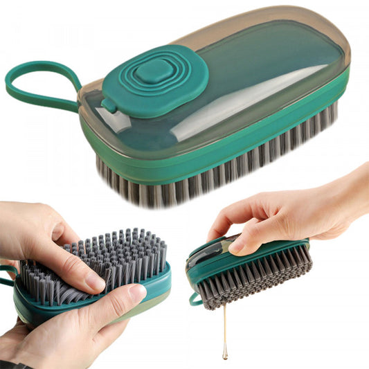 Brosse de nettoyage avec distributeur de liquide