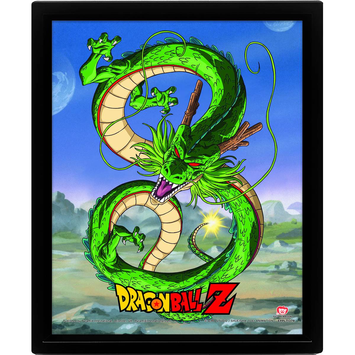 Cadre 3D lenticulaire Shenron DRAGON BALL Z