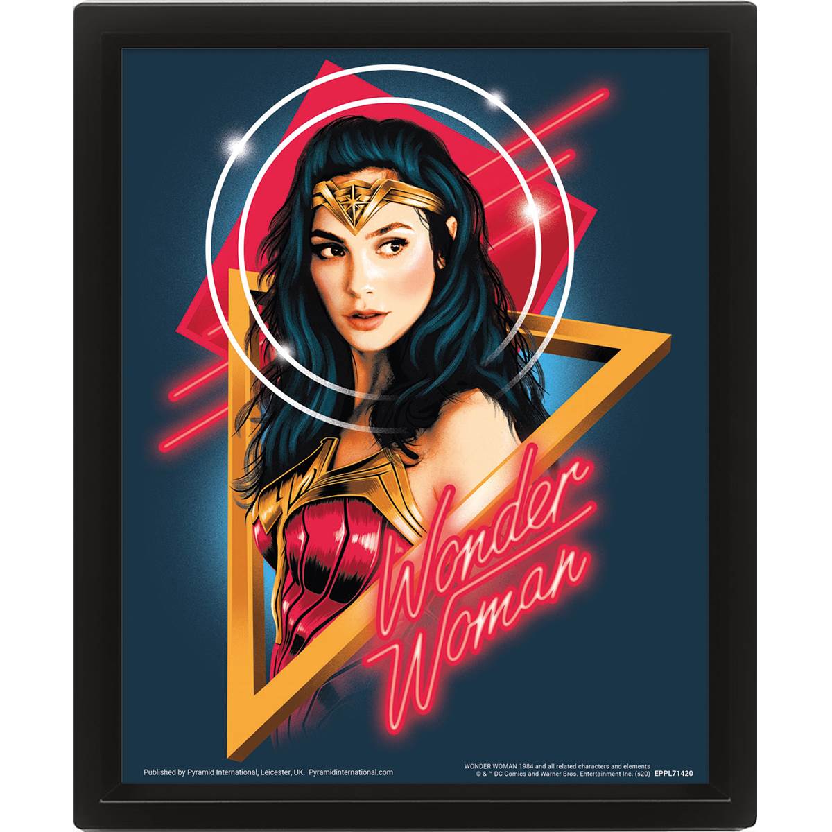 Cadre 3D lenticulaire (variante 1) WONDER WOMAN