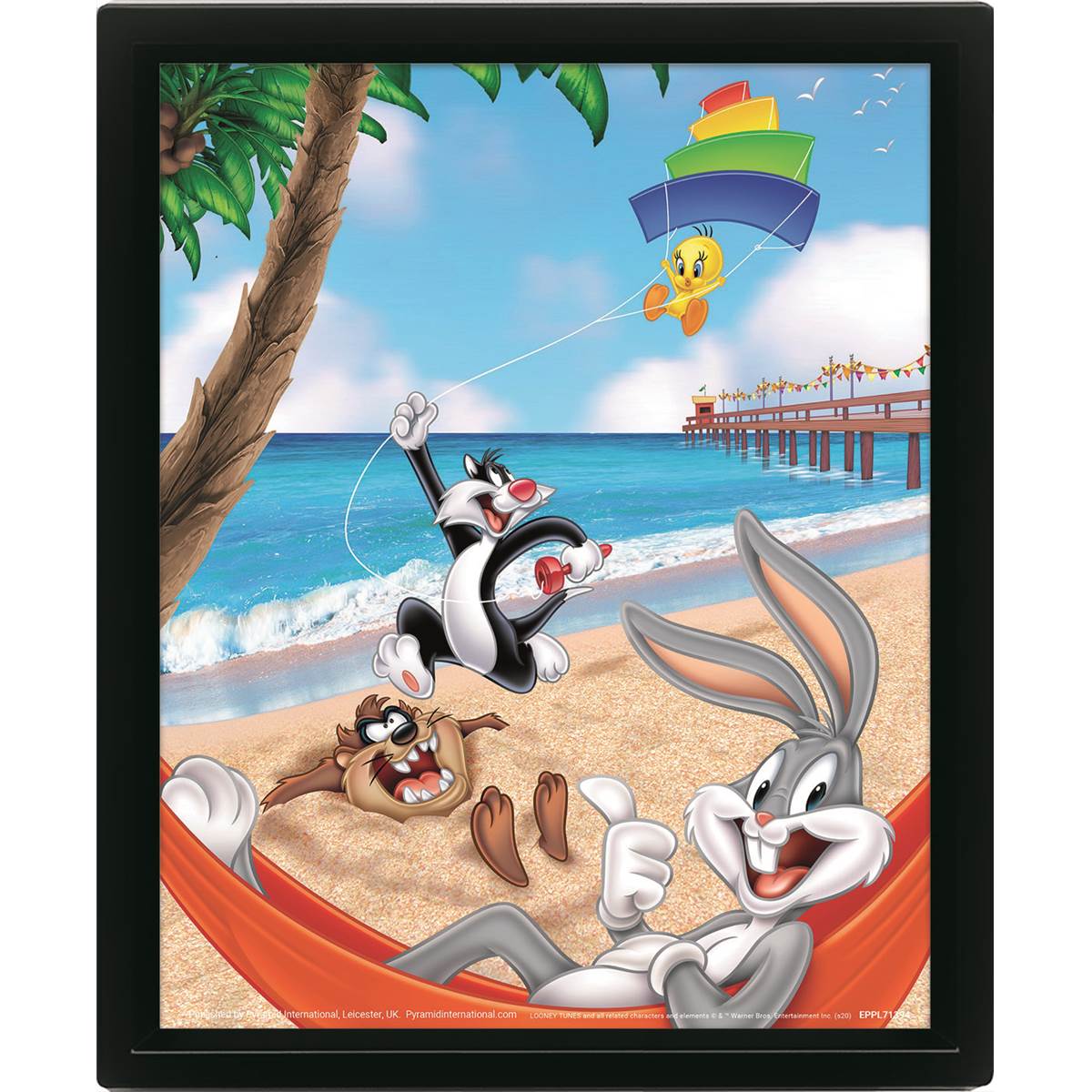 Cadre 3D lenticulaire LOONEY TUNES