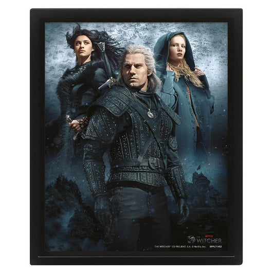 Cadre 3D lenticulaire THE WITCHER