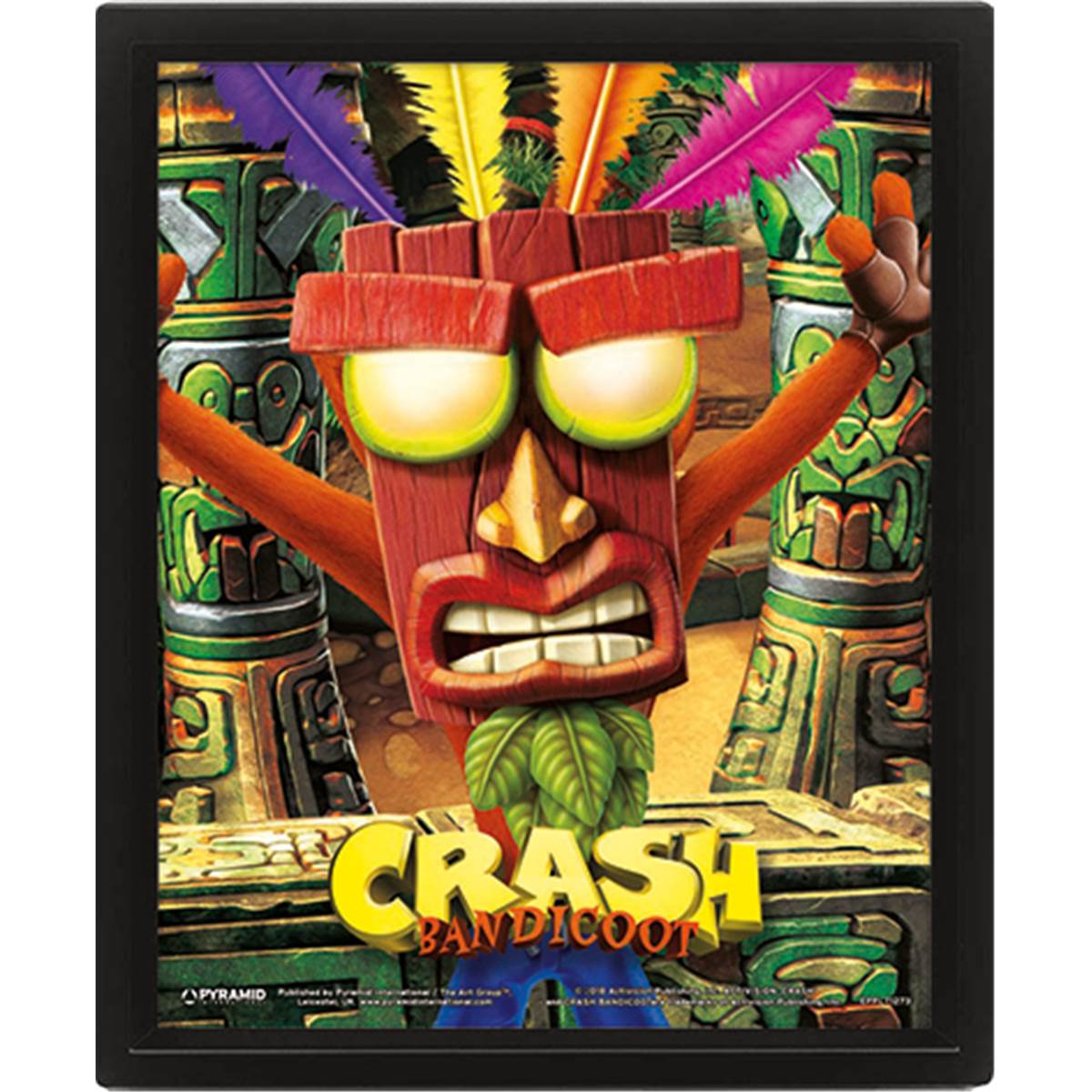 Cadre 3D lenticulaire CRASH BANDICOOT