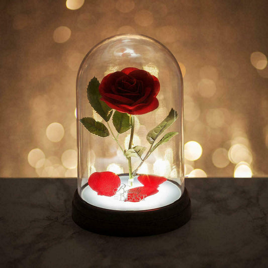 Lampe rose sous cloche DISNEY