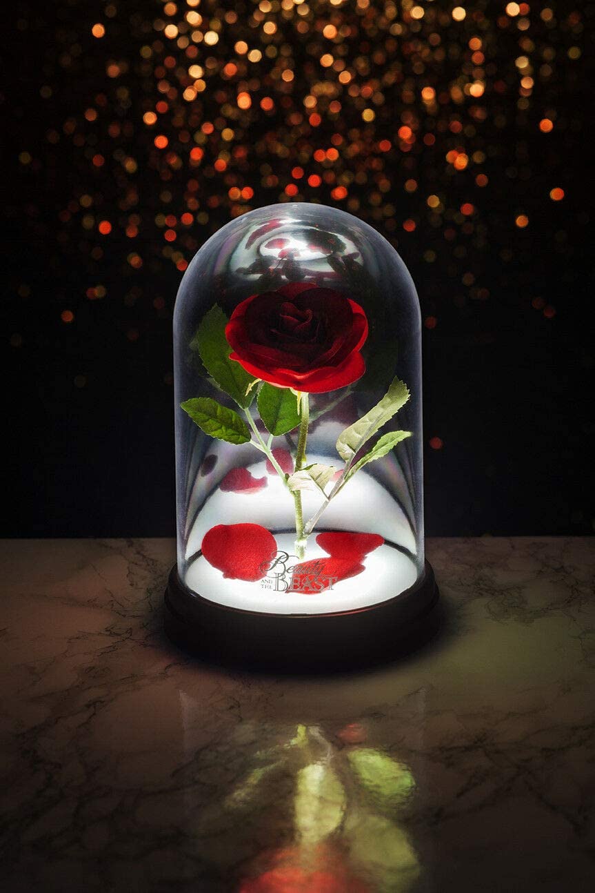 Lampe rose sous cloche DISNEY