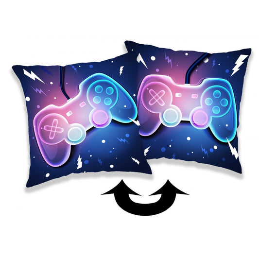 Coussin gaming logo manette .